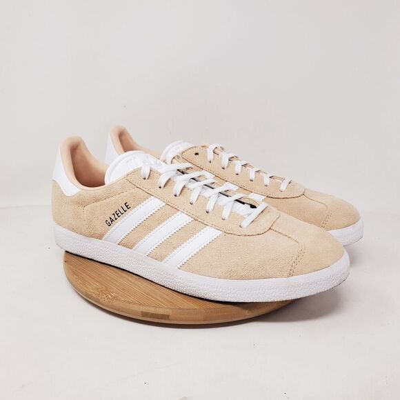 adidas Gazelle Shoes Womens 10.5 Halo Blush Suede Sneaker Lace Up Low Soccer - Picture 7 of 14